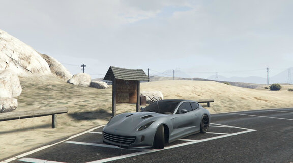 Sportcar in Sandy Shores