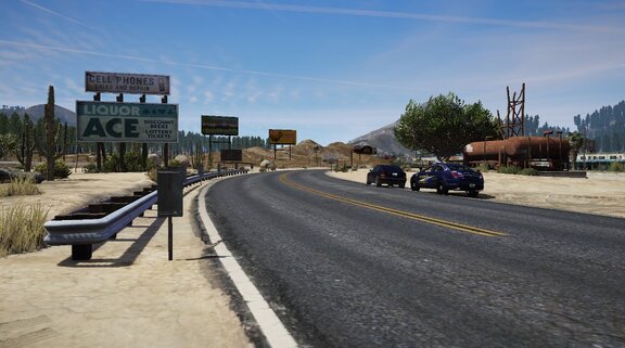 Sandy Shores traffic stop