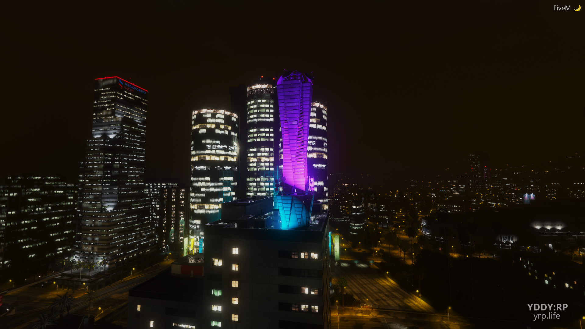 Огни ночного города