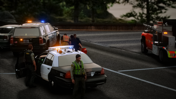 Deputy got into an traffic accident