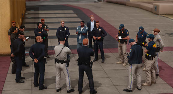 Briefing at Legion Square