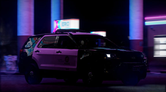 Neon police