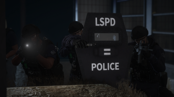 LSPD SWAT Serving warrant
