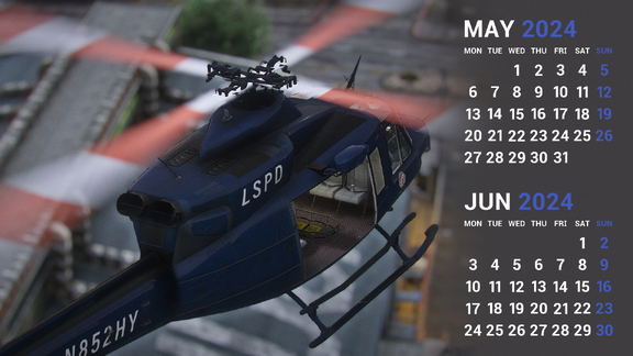 Calendar 2024 LSPD May-Jun