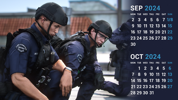 Calendar 2024 LSPD Sep-Oct