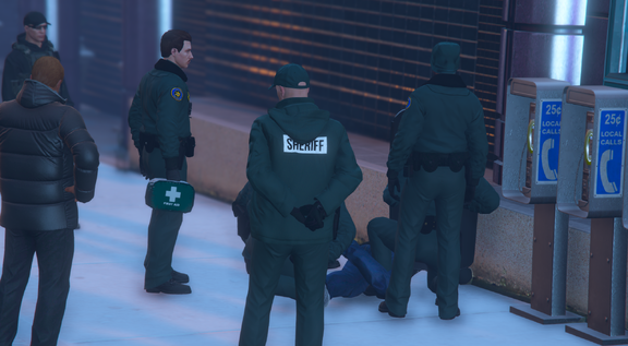 Providing medical assistance to a suspect