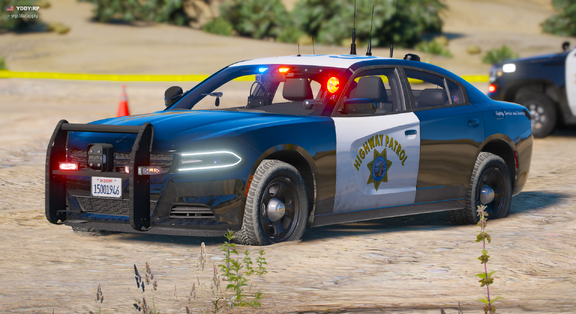 Dodge Charger stuck in Sandy Shores