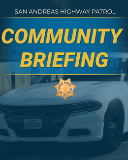 SAHP - COMMUNITY BRIEFING