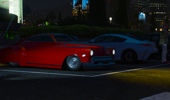 Retro cars on the streets of Los Santos