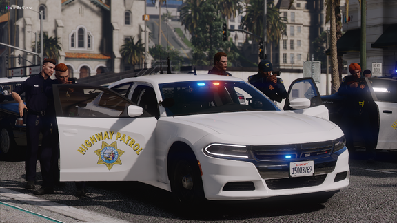 SAHP SMPV Charger on Felony Stop in Rockford Hills